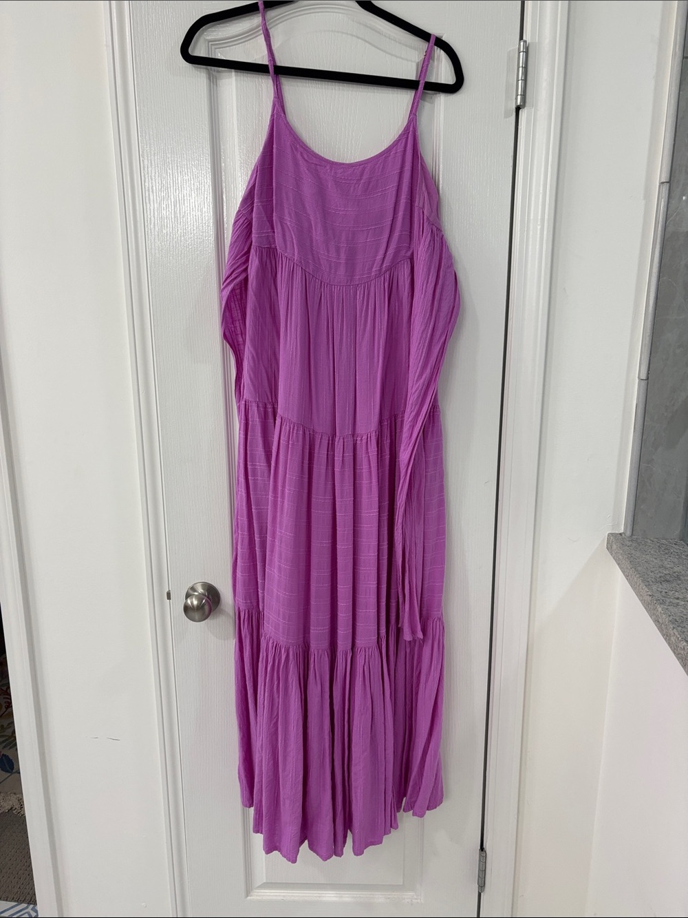 l*space Lavender Tiered Maxi Dress
